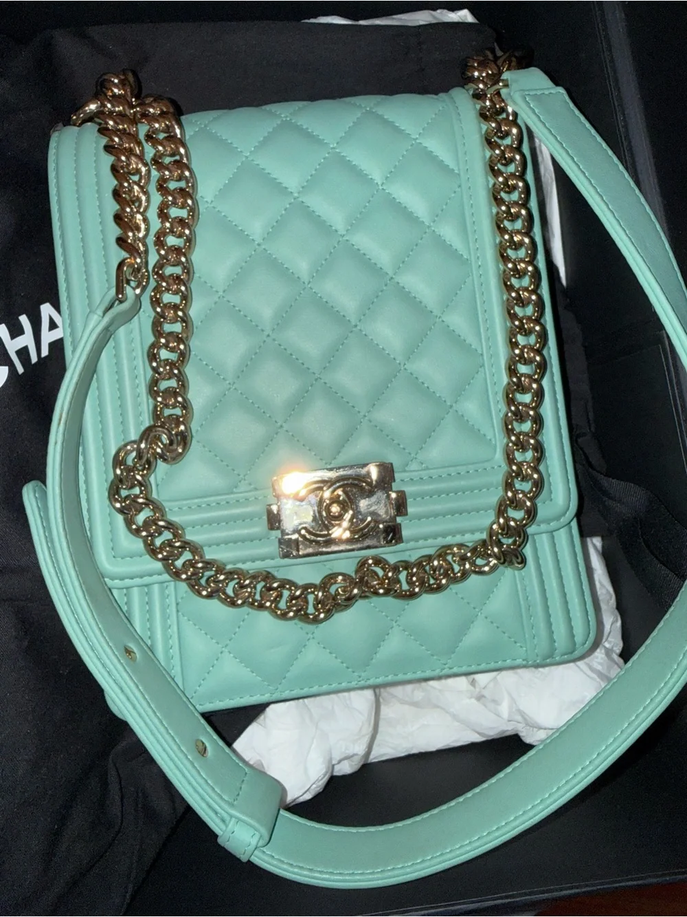 CHANEL classic boy